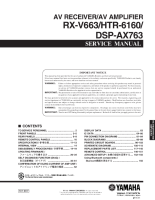 Yamaha DSPAX-763 - Service Manual 